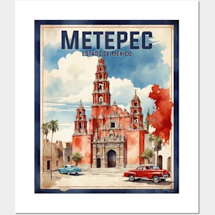 Metepec Estado de Mexico Vintage Tourism Travel Posters and Art